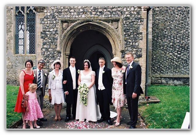 Cousin Richard & Liz Wedding with Uncle Bill & Aunty Sheila